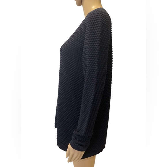 COS Black Textured Long Sleeve Sweater size - Picture 2 of 3